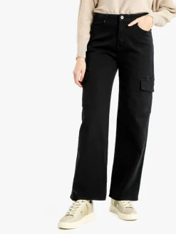 Sexy Sense Pantaloni donna a gamba larga con tasconi