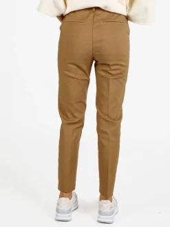 Sexy Sense Pantaloni donna slim fit a sigaretta - marrone