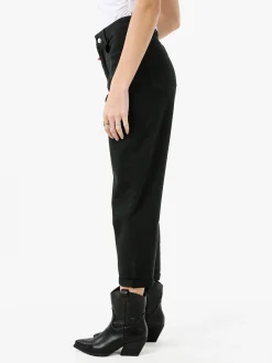 Sexy Sense Pantaloni jeans donna mom fit - nero