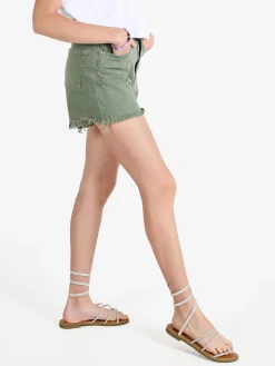 Sexy Sense Shorts donna sfrangiati a vita alta
