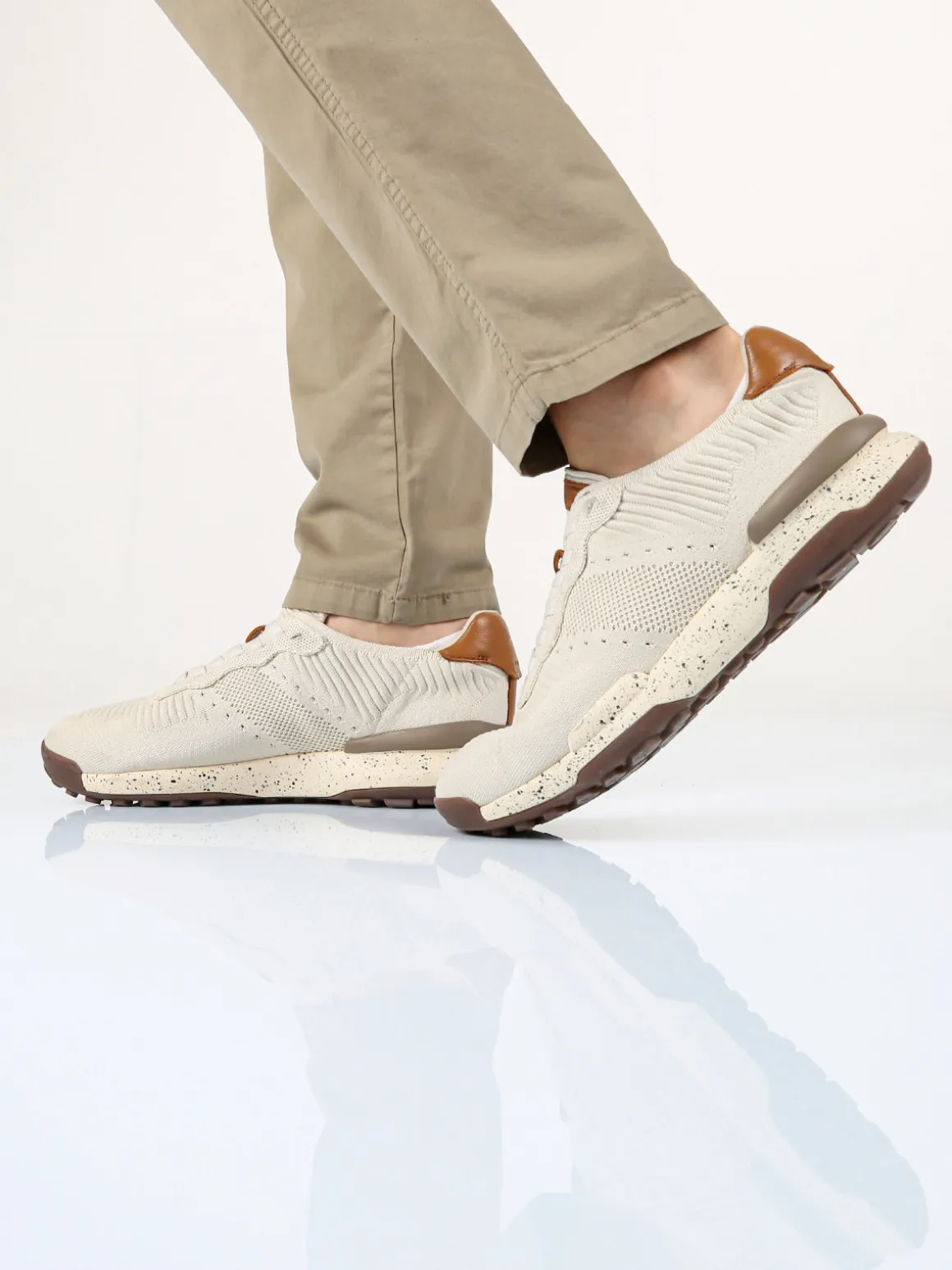 Shooters Sneakers da uomo stringate in maglia