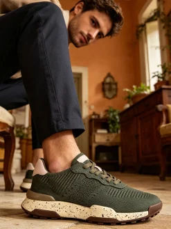 Shooters Sneakers da uomo stringate in maglia