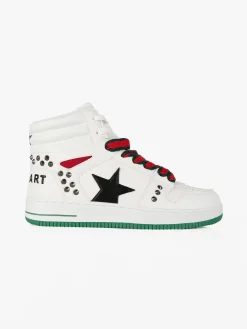 Shop Art BASKET HAILEY Sneakers alte donna con borchie