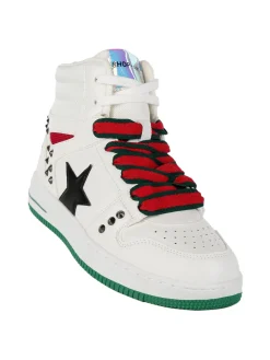Shop Art BASKET HAILEY Sneakers alte donna con borchie