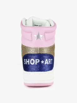 Shop Art BASKET HAILEY Sneakers alte donna glitter