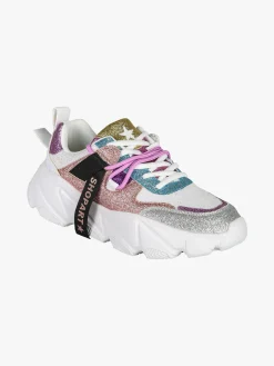 Shop Art CHUNKY AMY Sneakers donna glitter con suola alta