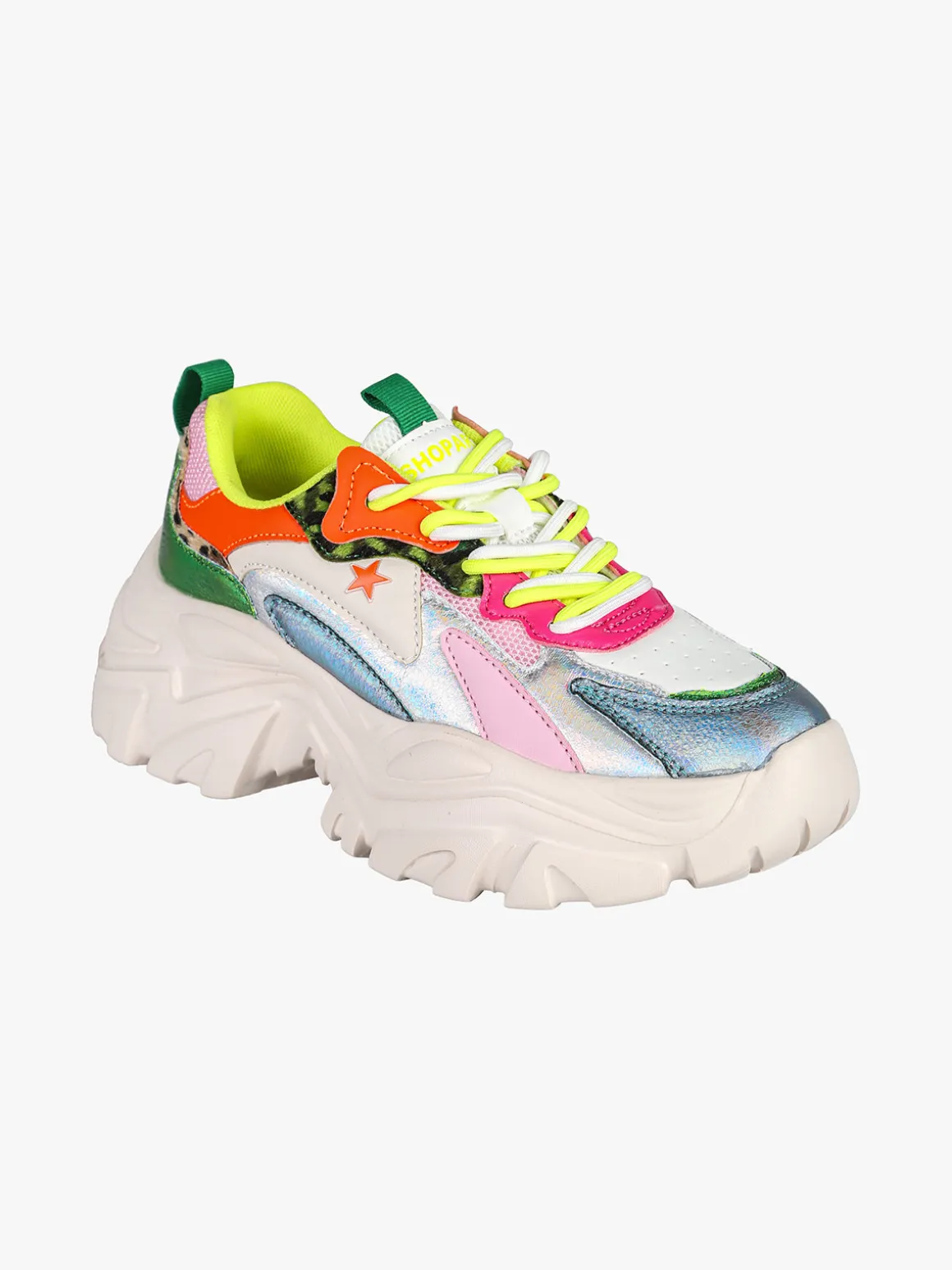 Shop Art CHUNKY MEGAN Sneakers donna multicolore con suola alta