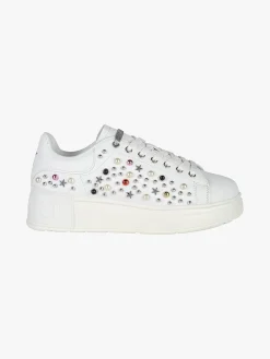 Shop Art KIM Sneakers donna con borchie e perle