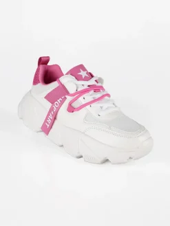 Shop Art Sneakers chunky con inserti a contrasto