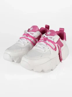 Shop Art Sneakers chunky con inserti a contrasto