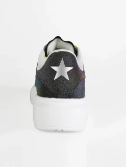 Shop Art Sneakers donna glitter multicolor