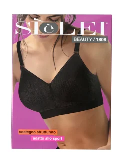 Sielei BEAUTY Reggiseno imbottito senza ferretto con coppe performate COPPA C - bianco