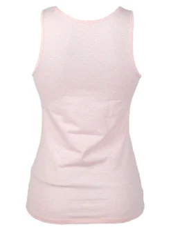 Sielei 1438 Canotta donna spalla larga in cotone bio