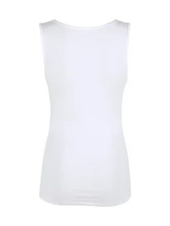 Sielei 1436 Canotta donna spalla larga in cotone bio