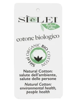 Sielei 1430 Canotta donna spallina sottile in cotone bio