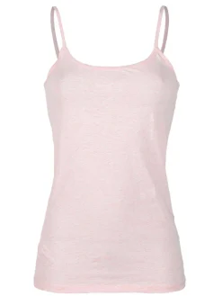 Sielei 1430 Canotta donna spallina sottile in cotone bio
