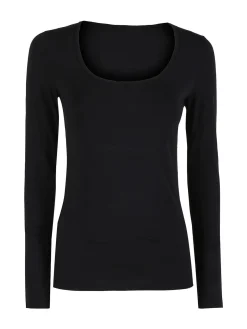 Sielei Maglia donna a maniche lunghe in modal