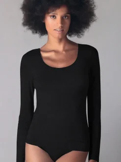 Sielei Maglia donna a maniche lunghe in modal
