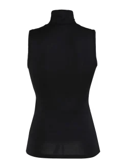 Sielei Maglia donna lupetto smanicata
