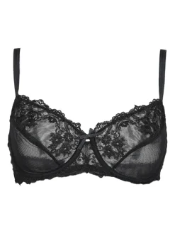 Sielei Reggiseno in tulle ricamato GLAM 1940 coppa C