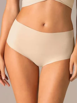 Sielei Slip donna taglio laser a vita alta in cotone e pizzo