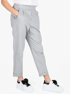 Sisan Pantaloni casual da donna con risvolto