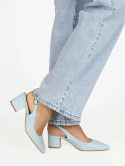 Sissi Miss Slingback donna a punta con cinturino alla caviglia con fibbia
