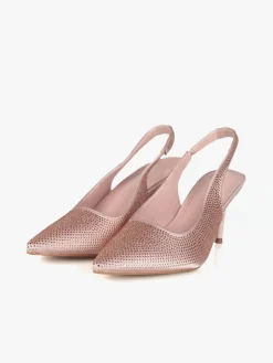 Sissi Miss Slingback donna con strass e cinturino elastico