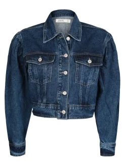 Sixte Giacca denim corta oversize