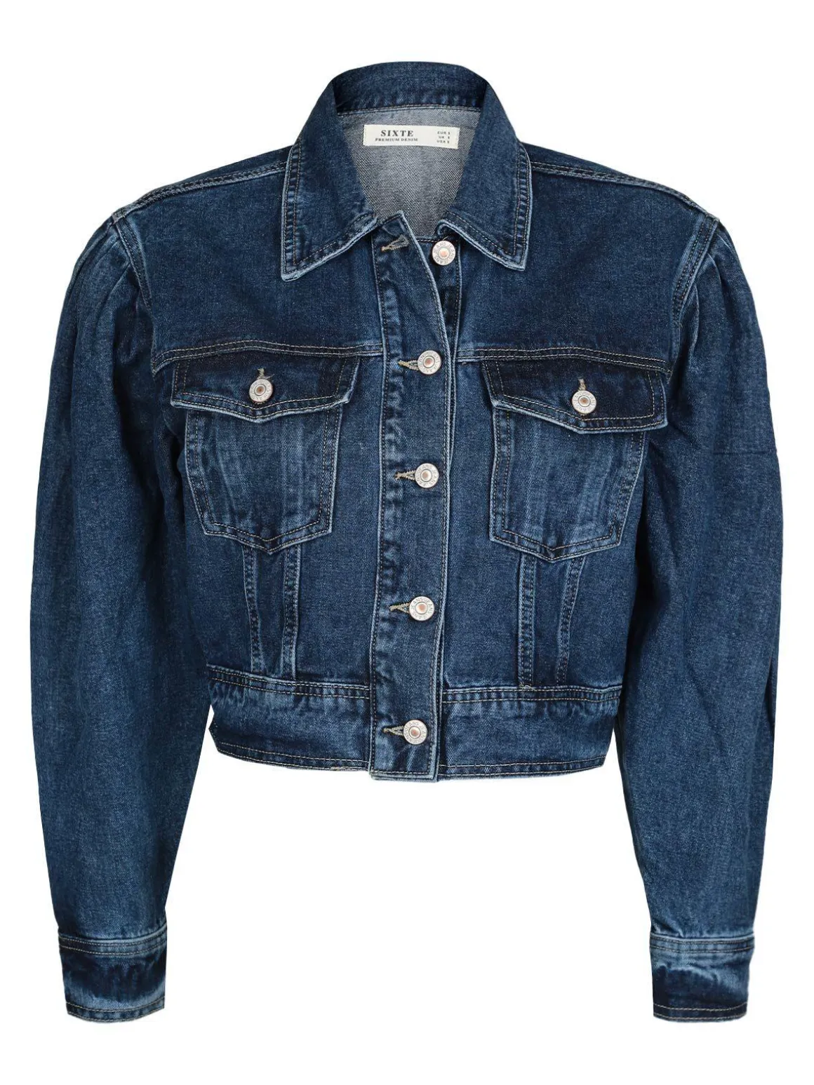 Sixte Giacca denim corta oversize