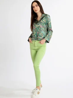 Sixte Pantaloni donna skinny in cotone