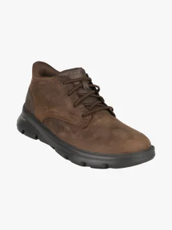 Skechers Arch Fit Garza Polacchine uomo in pelle - moro