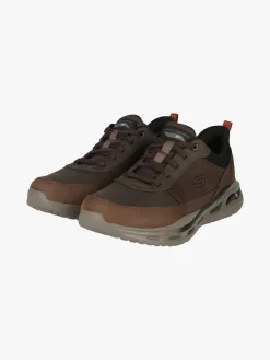 Skechers Arch Fit Orvan - Moxley Sneakers uomo in pelle - moro