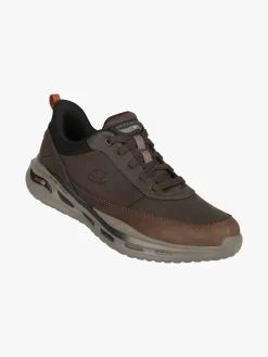 Skechers Arch Fit Orvan - Moxley Sneakers uomo in pelle - moro