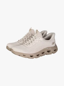 Skechers BOBS ARC WAVES Sneakers donna glide-step - naturale