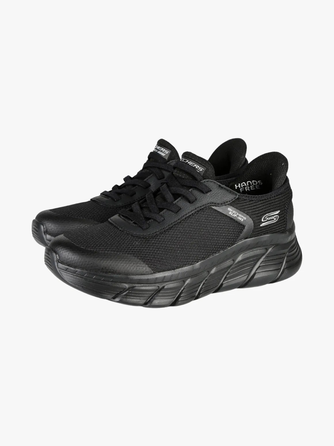 Skechers BOBS B-FLEX LINEAR FORCE Sneakers sportiva donna - nero