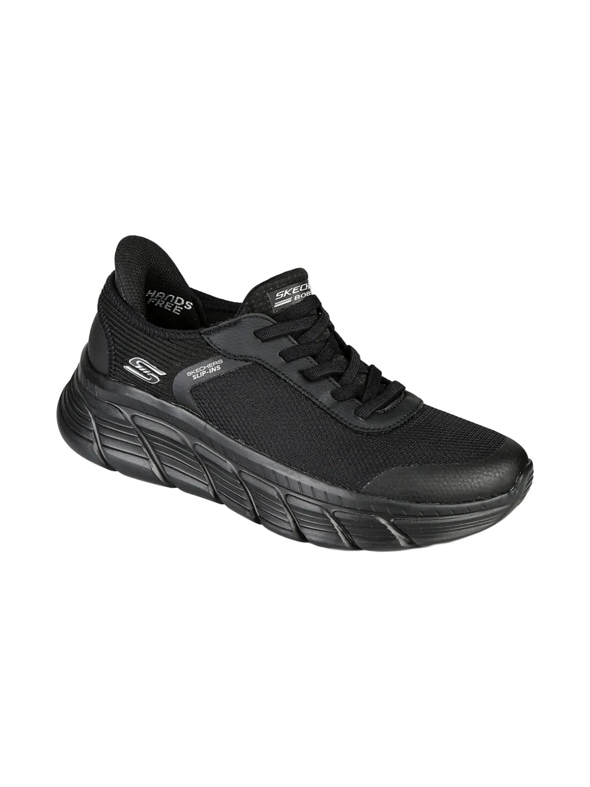 Skechers BOBS B-FLEX LINEAR FORCE Sneakers sportiva donna - nero