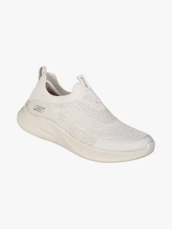 Skechers BOBS MODA FLEX Sneakers donna slip on - panna