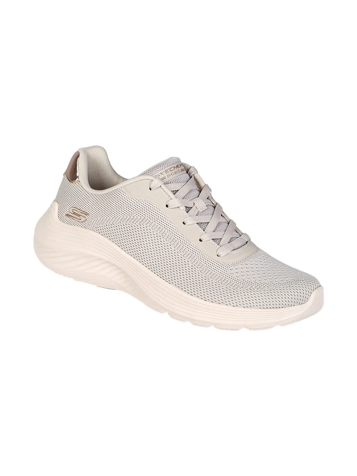 Skechers BOBS SQUAD WAVES Sneakers sportive da donna - panna
