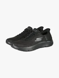 Skechers GO WALK FLEX Sneakers donna in pelle scamosciata - nero