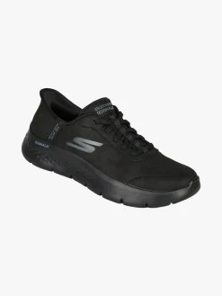 Skechers GO WALK FLEX Sneakers donna in pelle scamosciata - nero