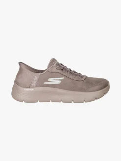 Skechers GO WALK FLEX Sneakers donna in pelle scamosciata - marrone