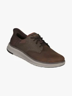 Skechers Orell Yates Scarpe in pelle da uomo - moro