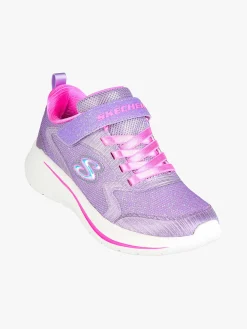 Skechers WAVE 92 Sneakers da bambina glitter con strappo