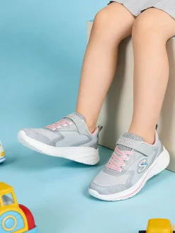 Skechers WAVE 92 Sneakers sportive da ragazza con strappo - grigio chiaro