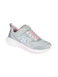 Skechers WAVE 92 Sneakers sportive da ragazza con strappo - grigio chiaro