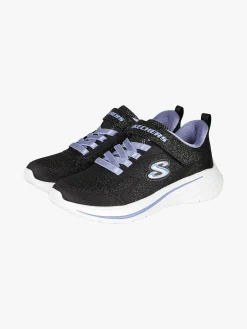 Skechers WAVE 92 Sneakers sportive da ragazza con strappo - nero