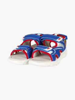 Skifidol Italian Brainrot Sandali da ragazzo con cinturini a strappo - blu