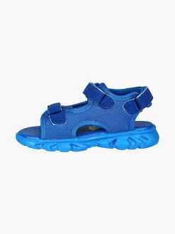 Skifidol Italian Brainrot Sandali da bambino con luci e cinturini a strappo - blu