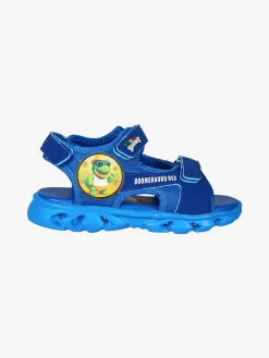 Skifidol Italian Brainrot Sandali da bambino con luci e cinturini a strappo - blu
